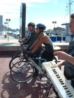 street: musical bike ride